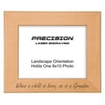 thumbnail image 1 of PrecisionNC Grandpa Gifts When a child is born so is a Grandpa Engraved Natural Wood Picture Frame Newborn Baby 8x10 Landscape, 1 of 4
