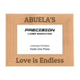 thumbnail image 1 of PrecisionNC Hispanic Grandma Gifts Abuela's Love is Endless Engraved Natural Wood Picture Frame from Grandson Granddaughter 4x6 Landscape, 1 of 4