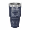 thumbnail image 1 of PrecisionNC Office Gifts Dentist Nutritional Information Engraved Stainless Steel Travel Mug Tumbler with Lid 30 ounce Navy Blue, 1 of 2