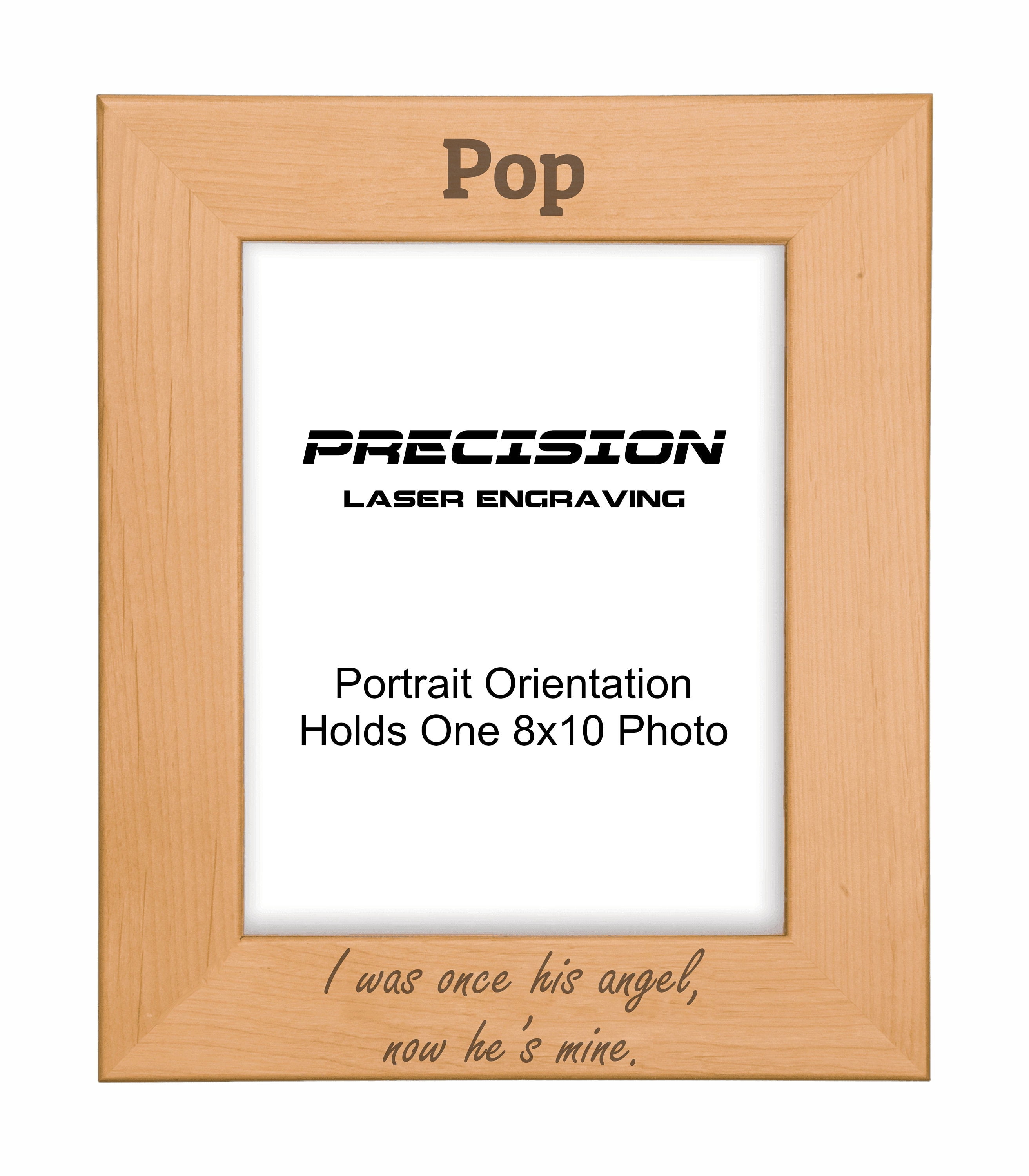 PrecisionNC Pop Remembrance Frame I was once her angel now he's mine ...