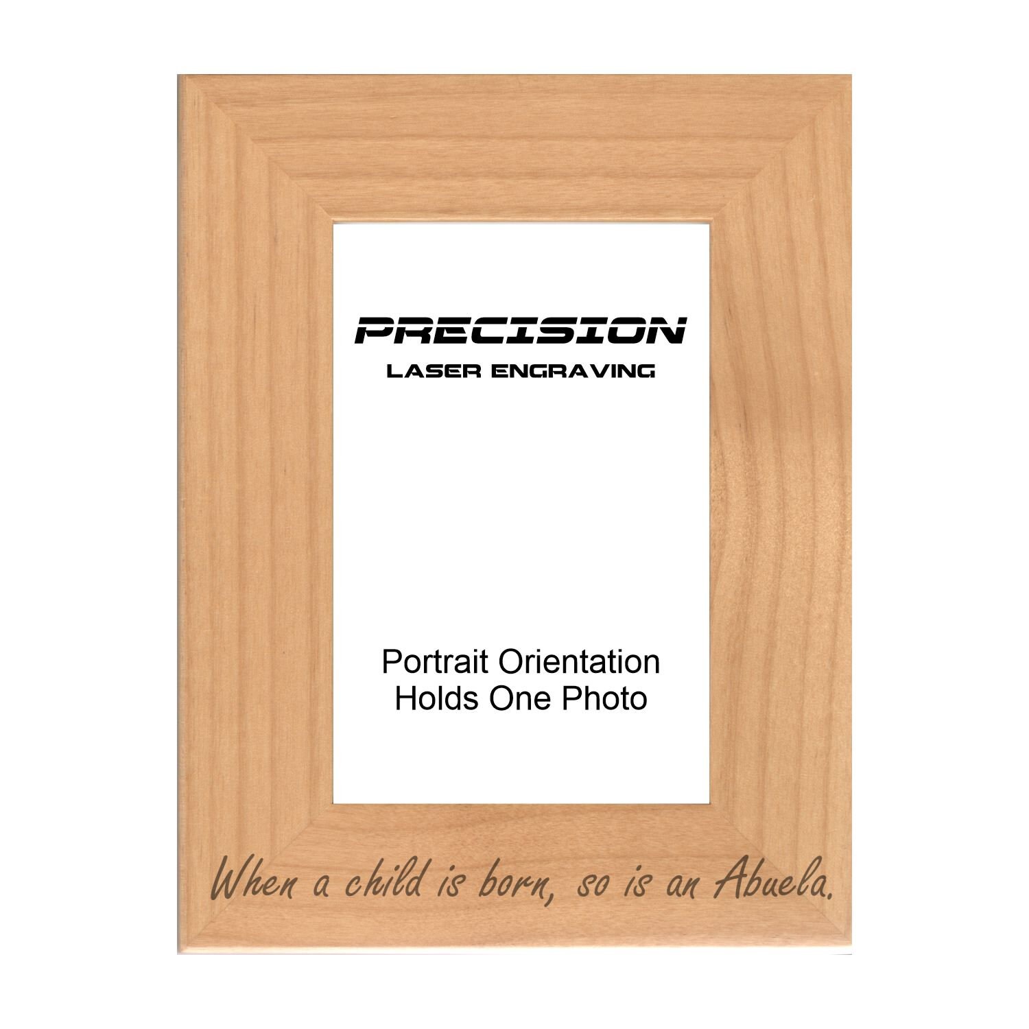 PrecisionNC Spanish Grandma Gifts When a child is born so is an Abuela