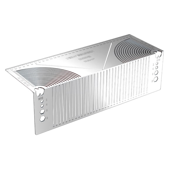 PrecisionSteel Angles Marking Instrument Multifunction Metal Bending Template Tool for 90° Bend Layout On Square Pipe
