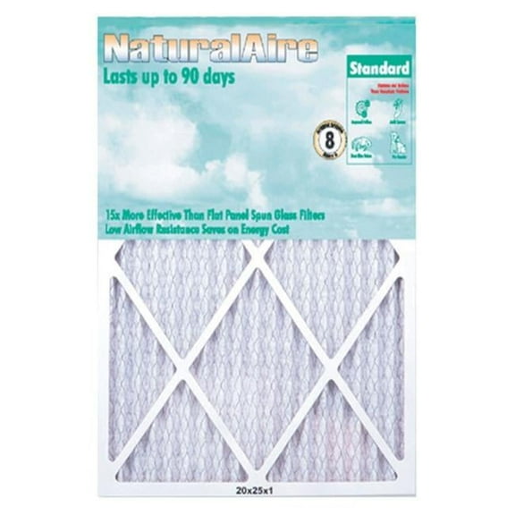 Precisionaire 84858.011820 Standard Pleated Air Filter  18 x 20 x 1 in. - pack of 12