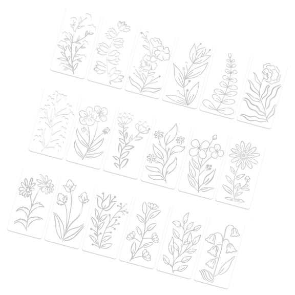 Precisions Cut Stencil Template Multipurpose For Wall Art Fabric Painting And Craft Design with Reusable PET Materials
