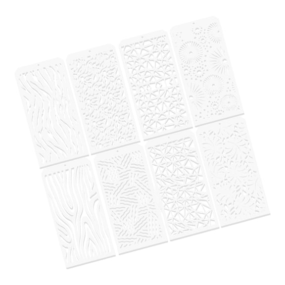 Precisions Cut Stencil Template Multipurpose For Wall Art Fabric Painting And Craft Design with Reusable PET Materials