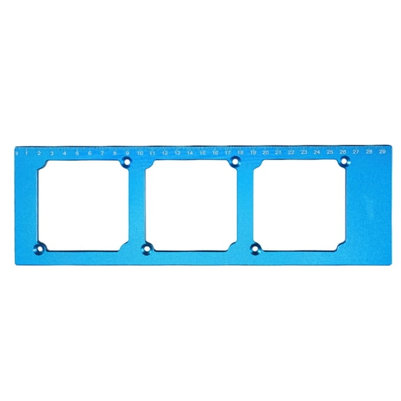 Precisions Drilling Template Strong Aluminum 86 Box Electrical Outlet Template Upgrades for 86 Box Switching Socket Cutout