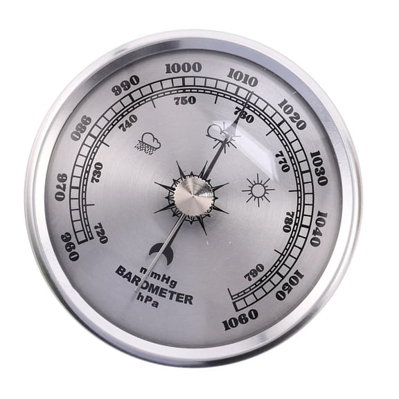 Precisions Engineered Barometers Large Weather Prediction Tool Analog Display Metal Housing Farm Use