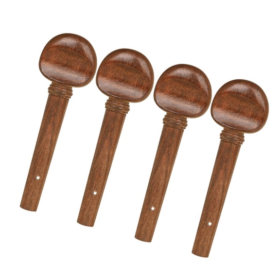 Precisions Engineered Violin Tuning Pegs Solid Rosewood Construction for Professional Use