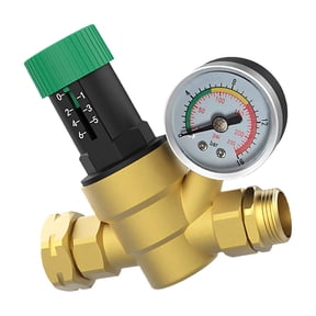 Precisions Engineered Water Pressure Regulating Valves DN20 Regulator with Pressure Gauges For Caravans Water Systems