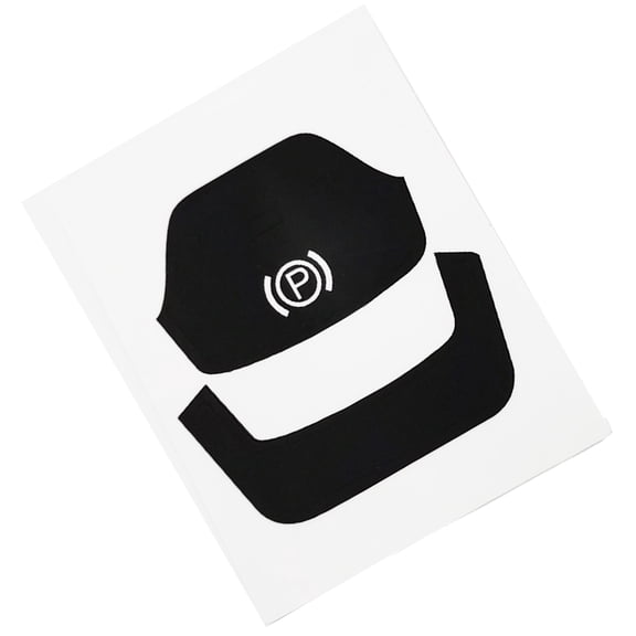 Precisions Fit Electronic Parking Brake Sticker Waterproof Design Easy Application for Specific Vehicle Models