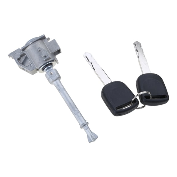 Precisions Fit Front Left Door Lock Cylinder Anti Theft Front Left Driver Side Doors Lock Cylinder 2 Keys for Vehicles