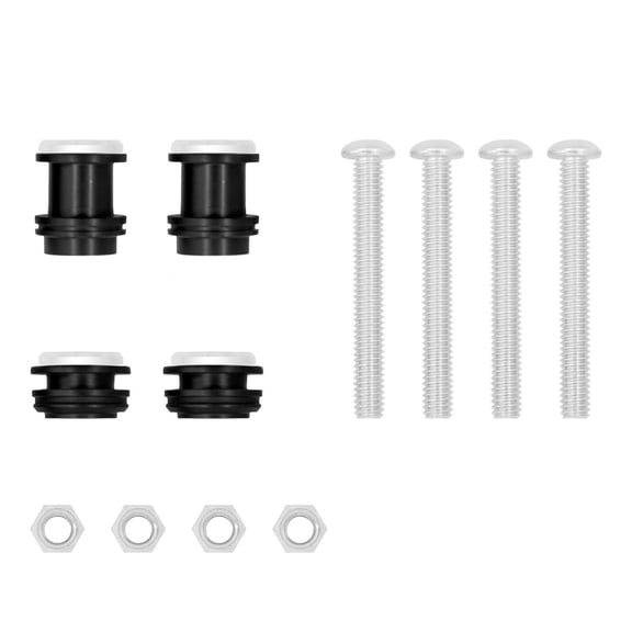 Precisions Fit Sissys Rod Docking Hardware Metal Mounting set Motorcycle Luggage Rack Installation set for XL883