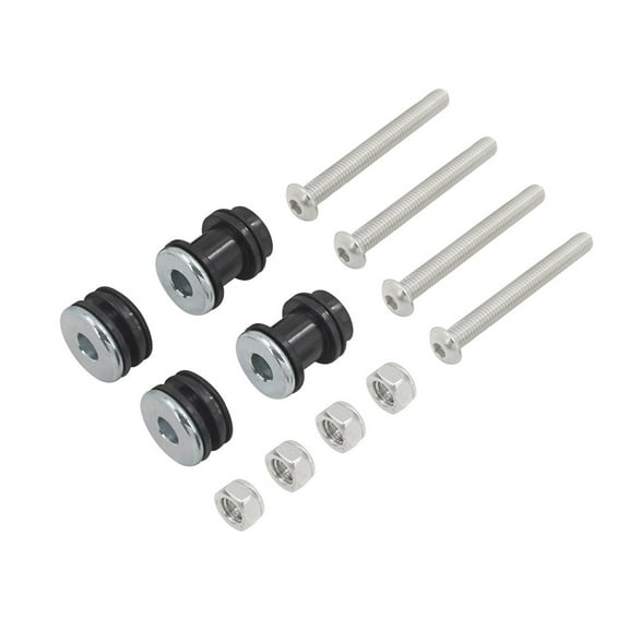 Precisions Fit Sissys Rod Docking Hardware Metal Mounting set Motorcycle Luggage Rack Installation set for XL883