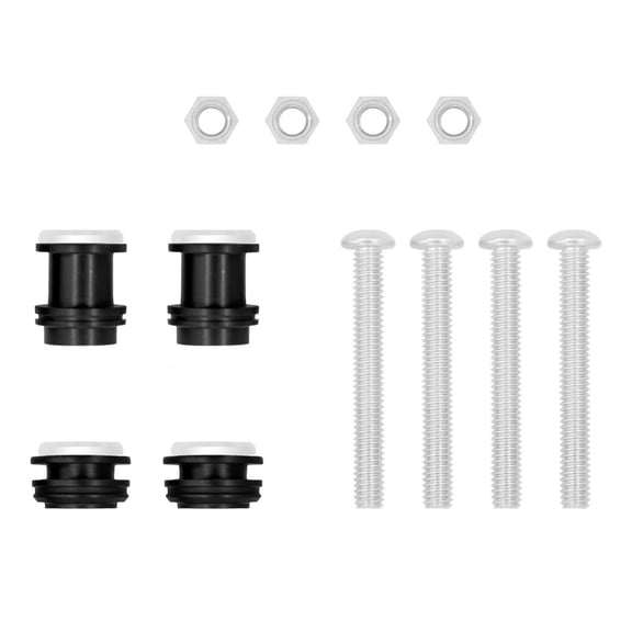 Precisions Fit Sissys Rod Docking Hardware Metal Mounting set Motorcycle Luggage Rack Installation set for XL883