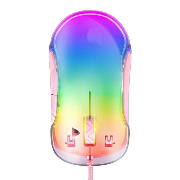 Precisions Gaming Mouse with Optical Trackings and Adjustable Lighting for Comfortable Daily Use