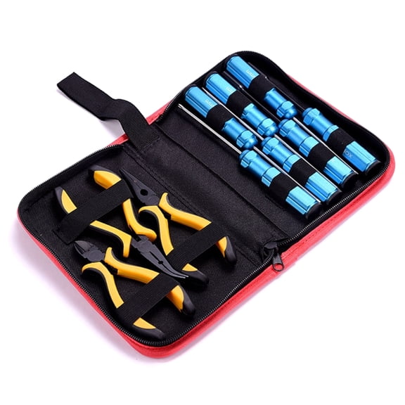 Precisions Modelings Tool Screwdriver Pliers Hexagonal Shank with Carrying Case