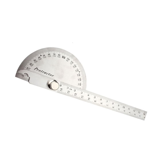 Precisions Protractors 90X150 90X200 with Clear Scale Angled Rulers for Builders and Craftsmen