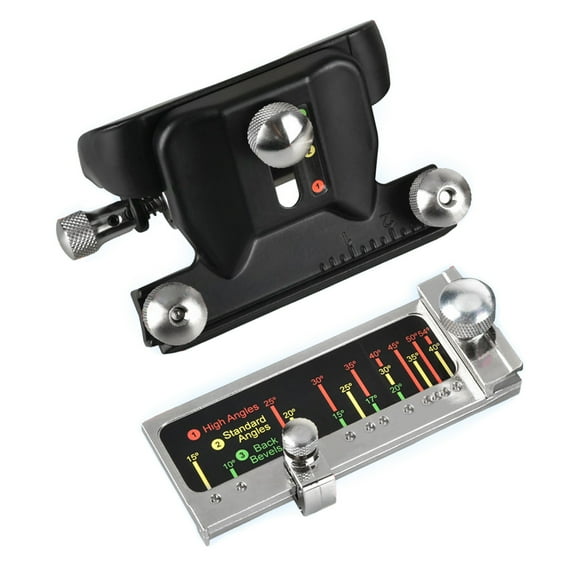 Precisions Sharpening Angles Guide Tool, Adjustable Sharpener Fit for Various Cutter Head Outdoors Enthusiasts Home Use