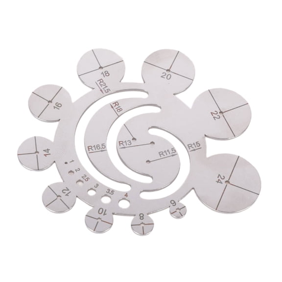Precisions Stainless Steel Leather Cutting Tool Corner Cutter for Professional Leather Crafting and Engineering Projects