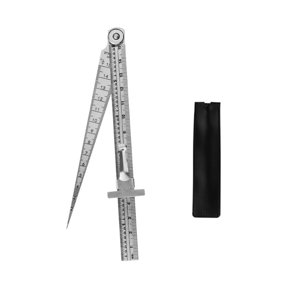 Precisions Stainless Steel Wedge Tapers Calipers With Double Measurement Scale For Small Hole Slot Gaps Checking