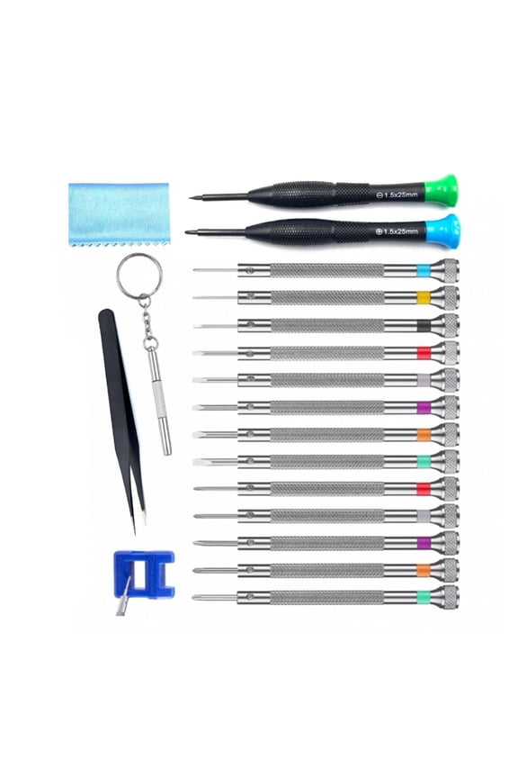 Precisions Tool Set for Watch and Electronic Device RepairVarious Screw Heads