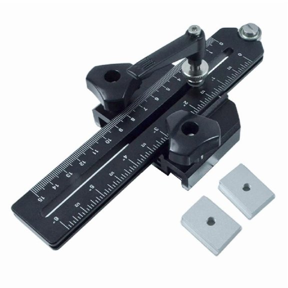 Precisions Woodworking Clamp Tool Adjustable Thin Rips Jig From 2-5/8Inch To 8Inch For Routers Tablesaw Compatibility