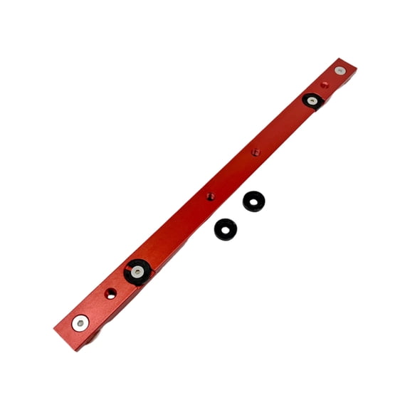 Precisions Woodworking T Track Bar Miter Bar Clamping Tool Slider With Smooth Glidings Rollers Aluminum Construction
