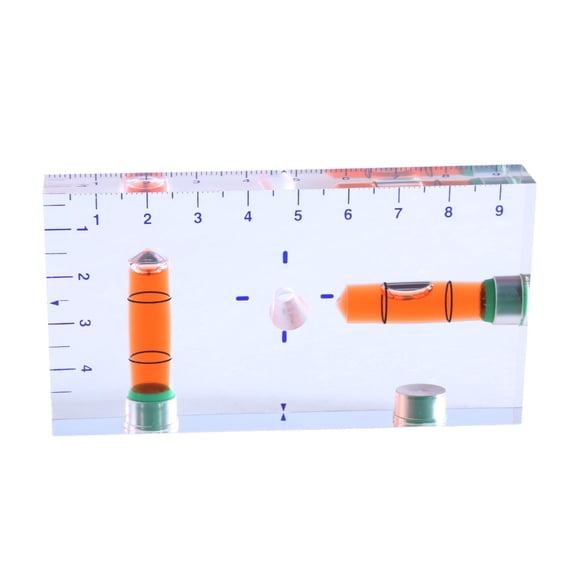 Precisions Workmanship Tool Leveling with Orange Fluid Essential Leveling Tool