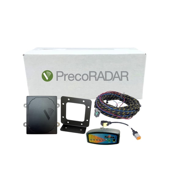Preco Sentry79 6982002A Radar Object Detection System - Front/Take-Off Blind Spot Kit - 79GHz Wired for On-Road Trucks
