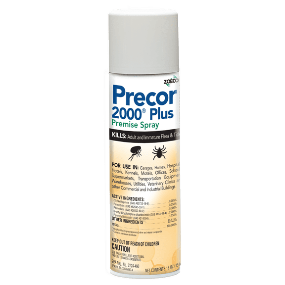 Precor 2000 Plus Premise Spray - Kills Fleas, Ticks, Roaches & Ants - 16 oz Aerosol Can by Zoecon