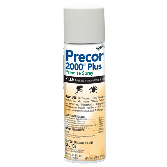 Precor 2000 Plus Premise Spray - Kills Fleas, Ticks, Roaches & Ants - 16 oz Aerosol Can by Zoecon