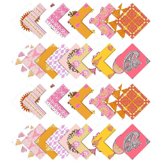 Precut 10-inch Prints Cotton Fabric Bundle Quilting Squares Charm Pack DIY Patchwork Sewing Craft