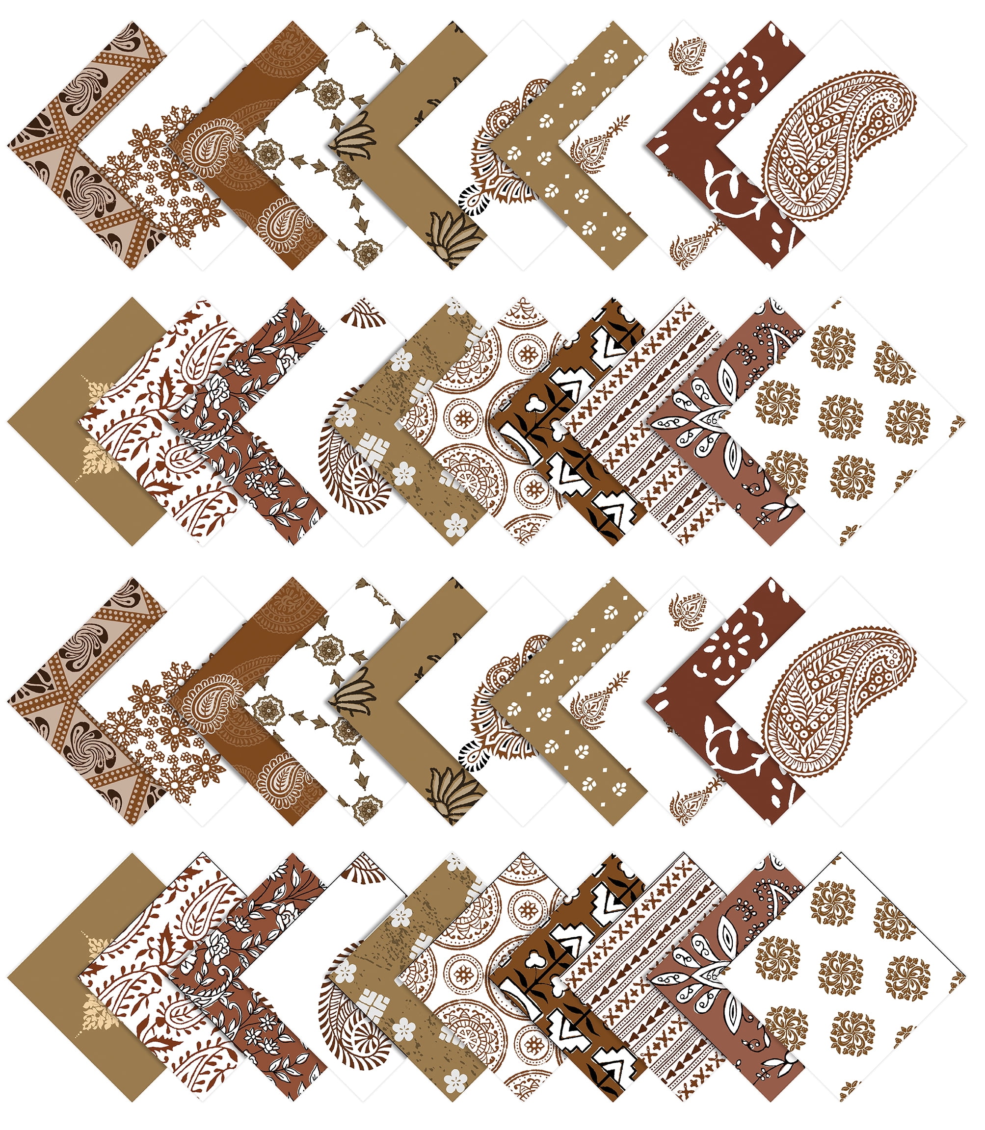 Precut 10-inch Prints Cotton Fabric Bundle Quilting Squares Charm Pack DIY Patchwork Sewing Craft