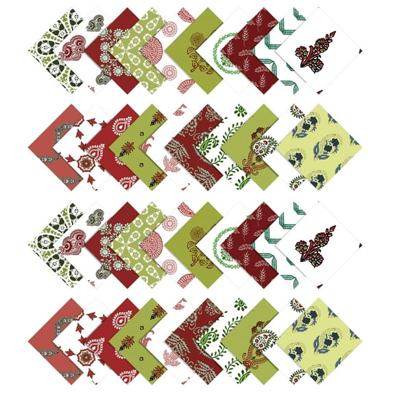 Precut 10-inch Prints Cotton Fabric Bundle Quilting Squares Charm Pack DIY Patchwork Sewing Craft