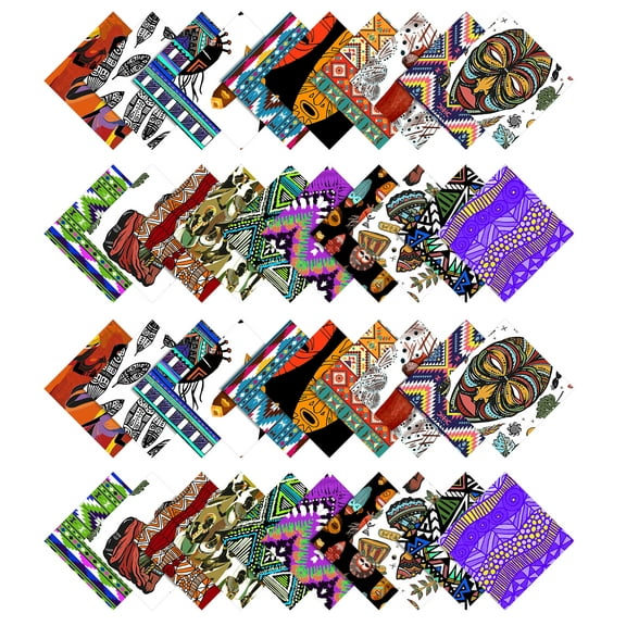 Precut 10-inch Prints Cotton Fabric Bundle Quilting Squares Charm Pack DIY Patchwork Sewing Craft