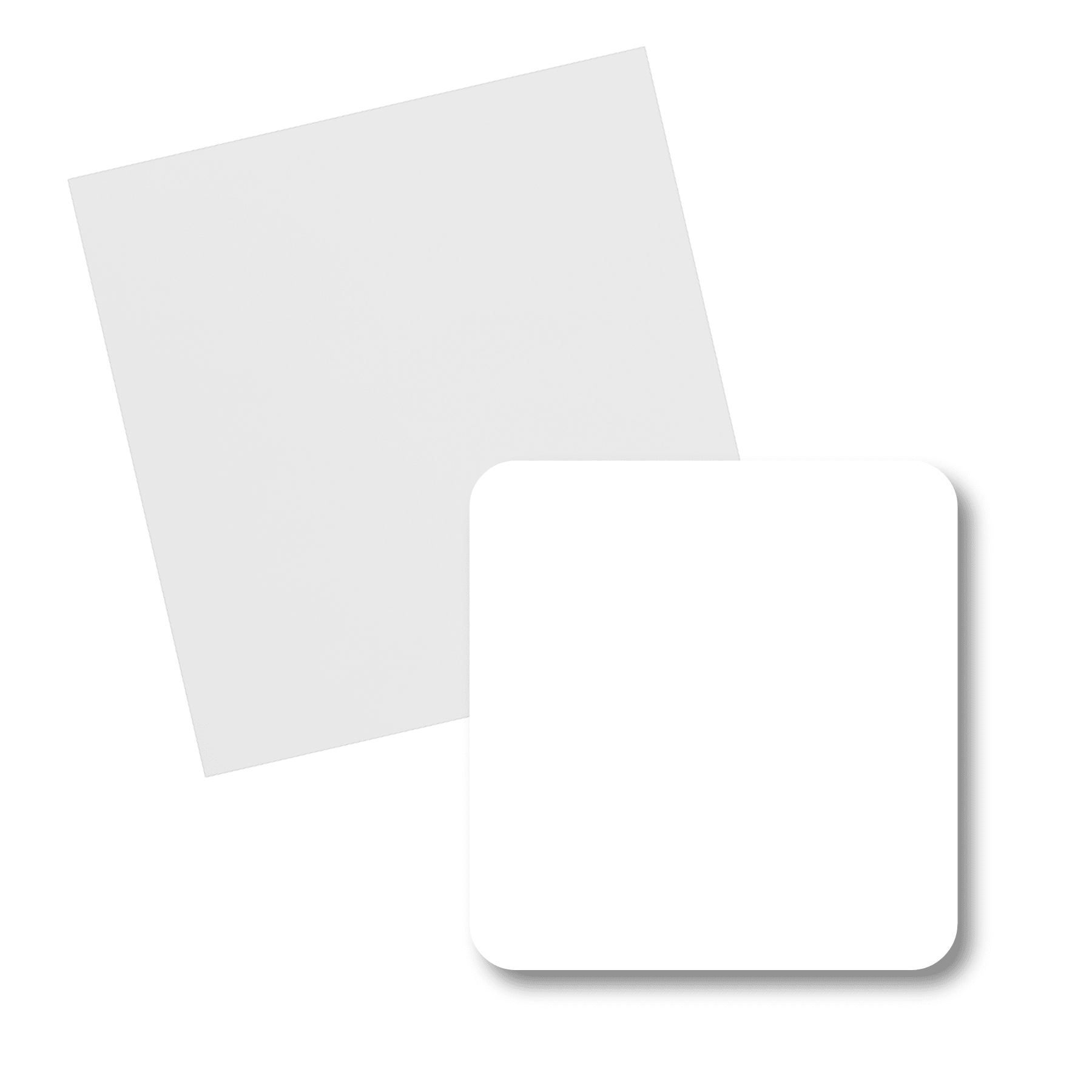 Precut Butcher Paper Sheets for Sublimation & Heat Press Crafts, (X-Large, 4.75 in x 4.75 in), White, Uncoated