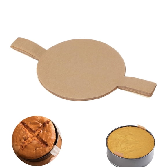 Precut Circle Cake Pan Liners,9in Portable Non Stick Parchment Sheets for Baking Cakes,QZS Rounds Baking Paper with Lift Tabs for Home,100pcs