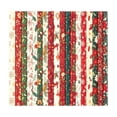 thumbnail image 1 of Precut Cotton Fabric Squares with Christmas Tree and Poinsettia Patterns, 42-Pack 5X5 Inch, Red, Green, and White Holiday Prints for Quilting and Sewing Projects, Diy Craft, 1 of 3