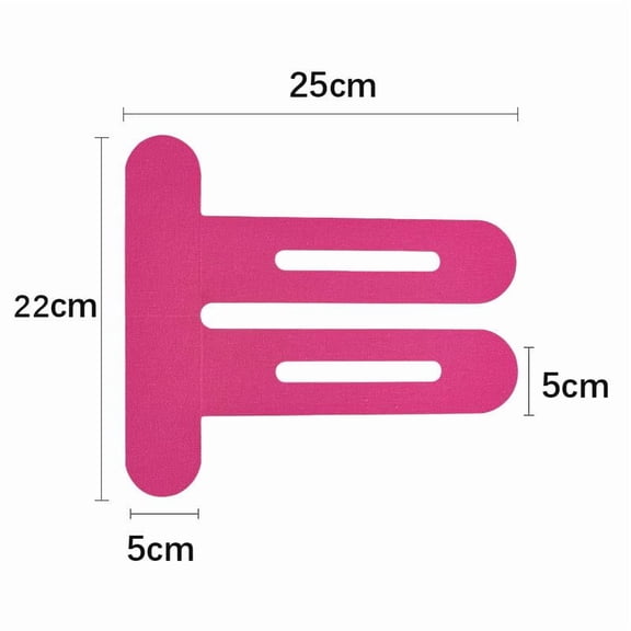 Precut Kinesiology Tape for Knees, 10 Pcs - Knee Support & Stability, Knee Pain Relief Athletic Tape - Waterproof & Elastic, Breathable Hypoallergenic Latex-Free Tape, Black