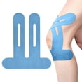thumbnail image 1 of Sports Precut Kinesiology Tape for Knees Breathable Elastic Muscle Support Running & Fitness Sports Tape Strips for Knee Stability and Comfort, 1 of 5