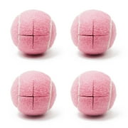 Precut Tennis Balls for Walkers 4 PCS Walker Tennis Ball for Furniture Legs and Floor Protection Heavy Duty Long Lasting Felt Pad Glide,Fit Most Walkers