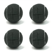 Precut Tennis Balls for Walkers 4 PCS Walker Tennis Ball for Furniture Legs and Floor Protection Heavy Duty Long Lasting Felt Pad Glide,Fit Most Walkers