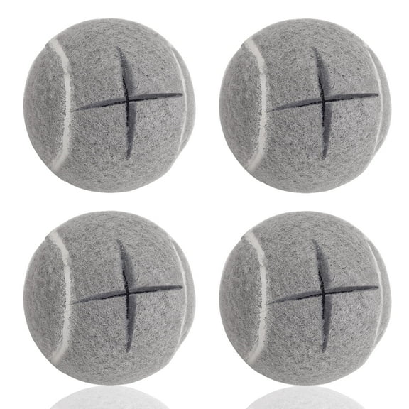 Precut Walker Tennis Balls 4 Pcs Balls with Precut Opening for Easy Installation ,Walker Accessories for Seniors Fit Most Walkers,for Furniture Legs and Floor Protection Please order Mloowa-US