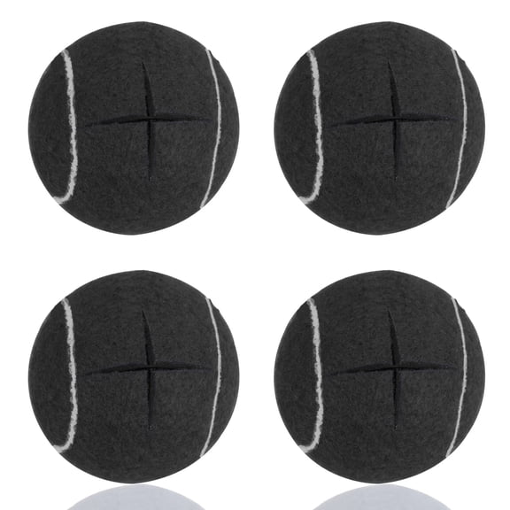 Precut Walker Tennis Balls 4 Pcs Balls with Precut Opening for Easy Installation , Fit Most Walkers,for Furniture Legs and Floor Protection