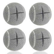 Precut Walker Tennis Balls 4 Pcs Balls with Precut Opening for Easy Installation , Fit Most Walkers,for Furniture Legs and Floor Protection
