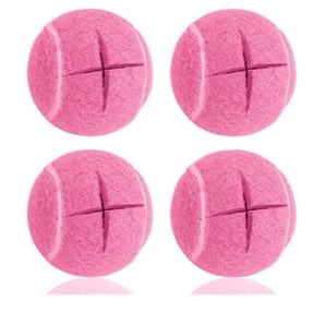 Precut Walker Tennis Balls 4 Pcs Balls with Precut Opening for Easy Installation , Fit Most Walkers,for Furniture Legs and Floor Protection