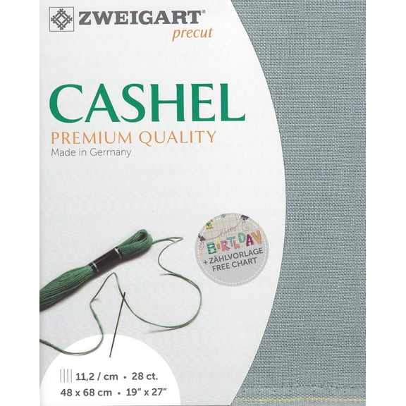 Precut Zweigart Cashel 28 count Pearl Gray 3281/778