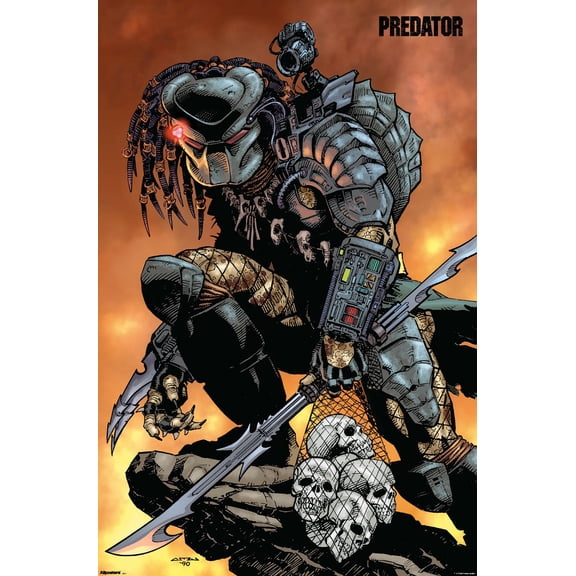 Predator (1987) - Skulls Wall Poster, 14.725" x 22.375"