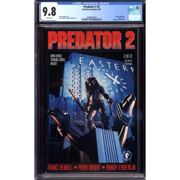 Predator 2 #2 - CGC 9.8 Comic Book