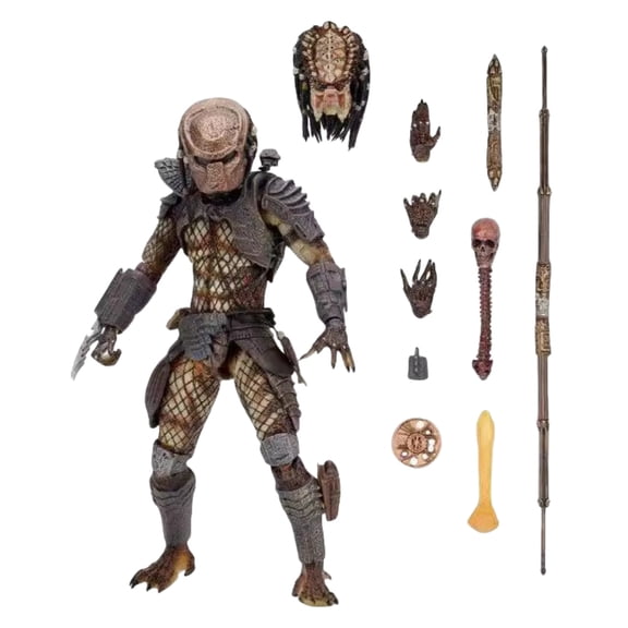 Predator 2-7" Scale Action Figure - Ultimate City Hunter, Multicolor